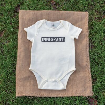 Pastel Yellow Immigrant Babygrow