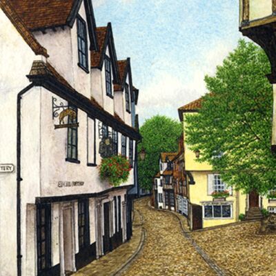 Untersetzer, Elm Hill Norwich. Norfolk