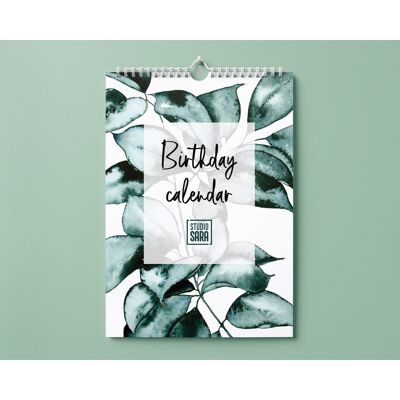 Calendario de Cumpleaños Botánico