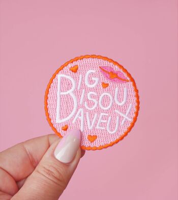 Patch thermocollant Big Bisou Baveux 1