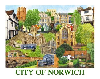 Montage de montagnes russes Norwich. Norfolk.