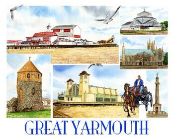 Dessous de verre, Great Yarmouth. Norfolk.