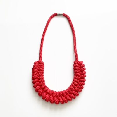 Die Maya Halskette in Rot