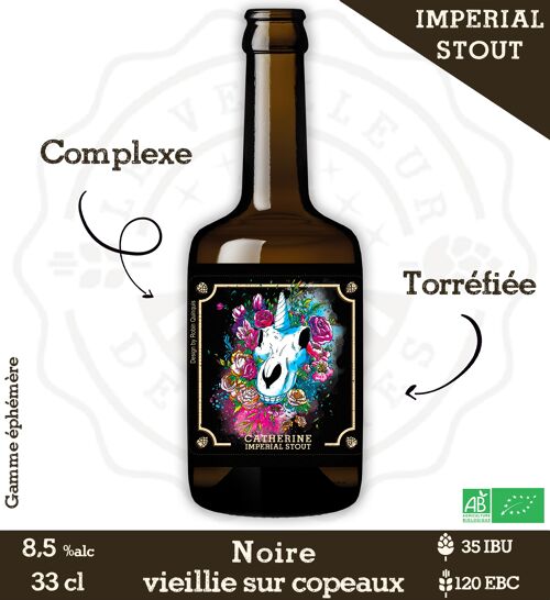 Le Veilleur de Bières bio - Catherine  Imperial Stout 8,5% 33cl