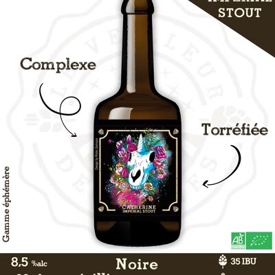 Vigilante de Cerveza Ecológica - Catherine Imperial Stout 8.5% 33cl