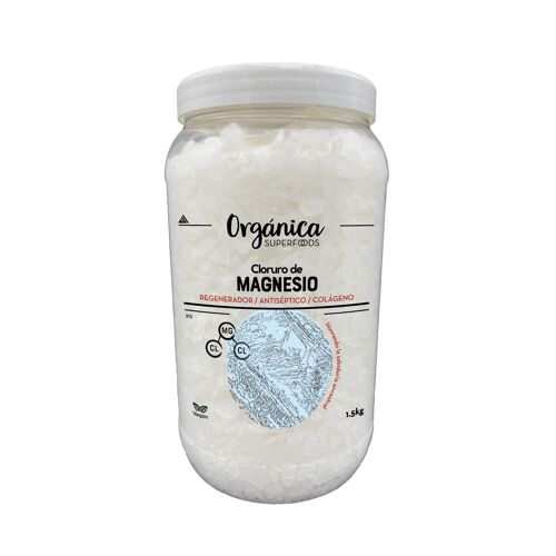 Cloruro de Magnesium en Copos 1500g - Orgánica Superfoods