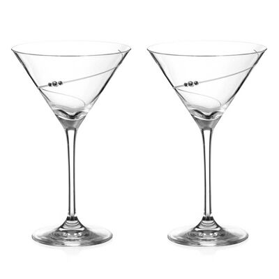 Silhouette martini - 2 glasses