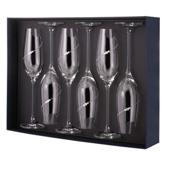 Flûtes à champagne Silhouette - 6 verres 2