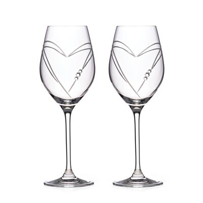 Vin blanc Coeurs - 2 verres