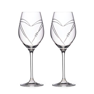 Hearts white wine - 2 glasses