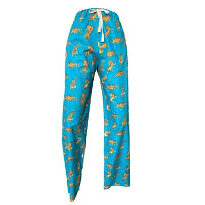 Set of Luxury Handmade Cotton Pj Lounge Pants for Men and Women