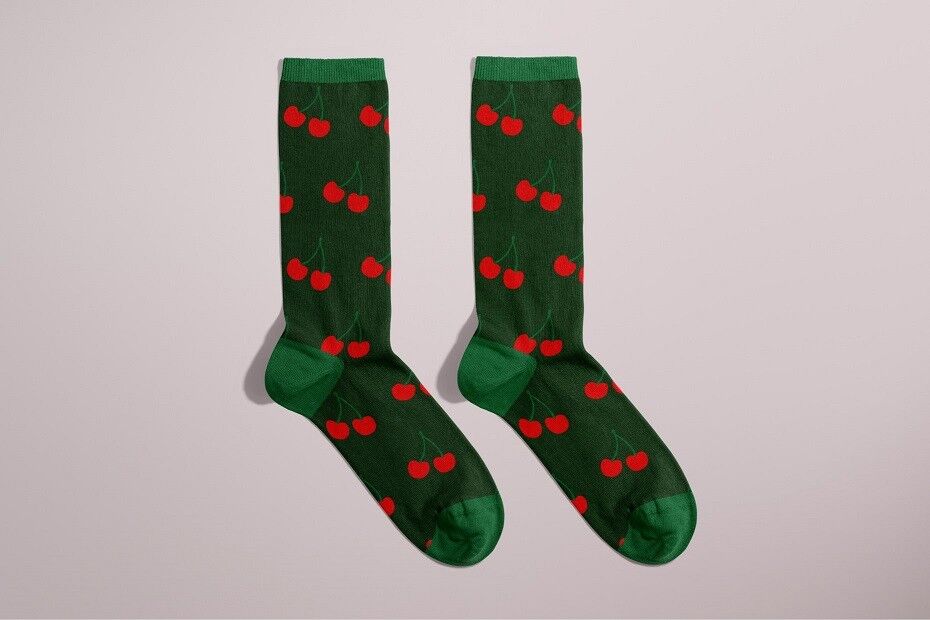 Calcetines tobilleros Les Mireille - verde 36/40