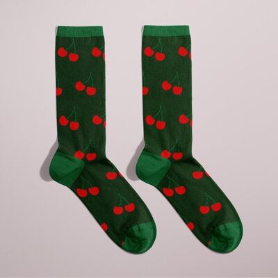 Les Mireille ankle socks - green 36/40