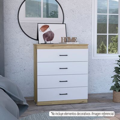 Chest of 4 Drawers Ether 92 CM H X 80 CM W X 40 CM D.