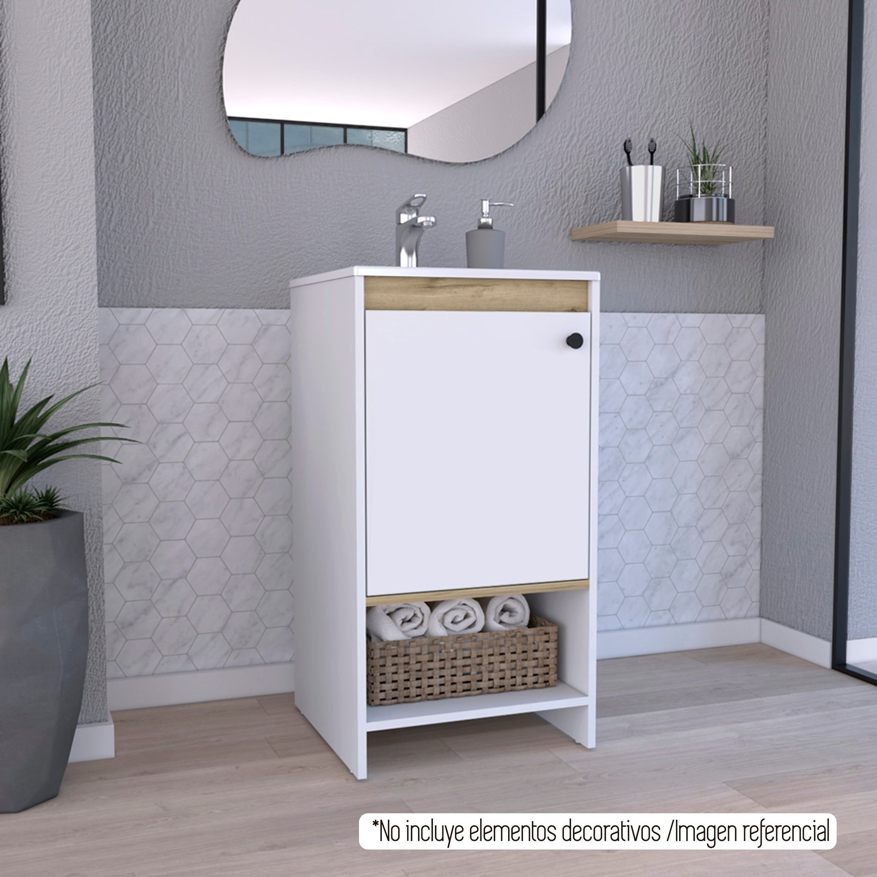 Buy wholesale Freestanding Bathroom Furniture With Sink Malaga 85 CM H ...