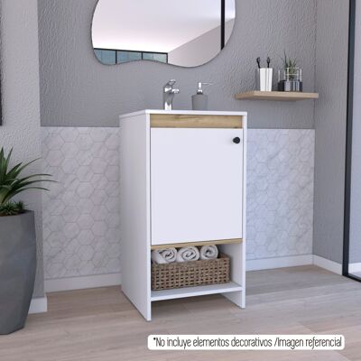 Mobile da bagno autoportante con lavabo Malaga 85 CM H X 45 CM L X 45 CM P.