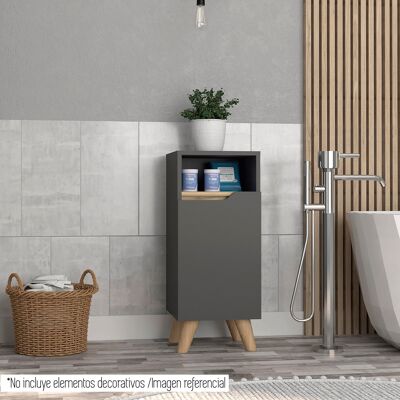 Laurent Medium Bathroom Wall Cabinet 72 CM H X 30.1 CM W X 33 CM D.