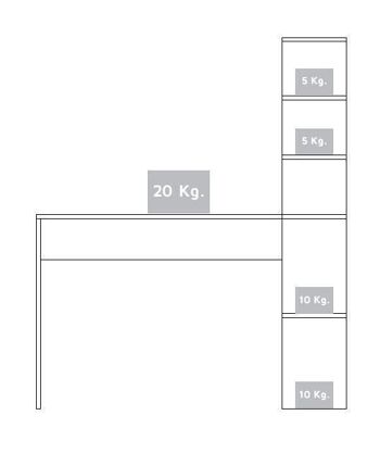 Étagère de bureau Z120 144 CM H X 120 CM L X 53 CM P. 6