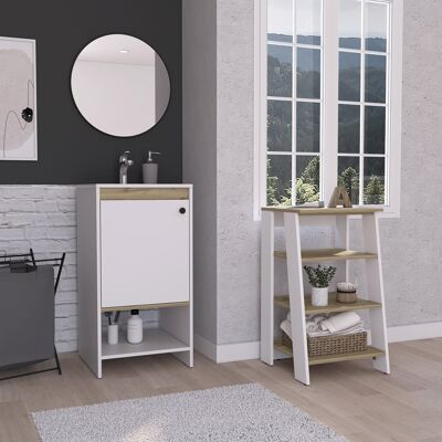 Malaga Set, Low Organizer + Floor Unit With Sink