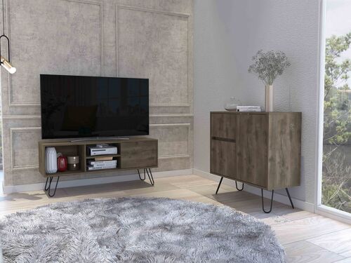 Conjunto Andorra, Mueble Para Tv Z 115 + Aparador Salon
