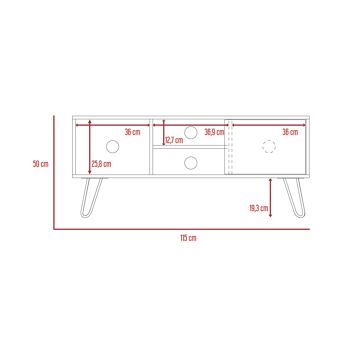 Ensemble Andorre, Meuble Tv Z 115 + Meuble Bar Bas 4