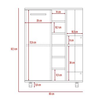 Ensemble Andorre, Meuble Tv Z 115 + Meuble Bar Bas 6