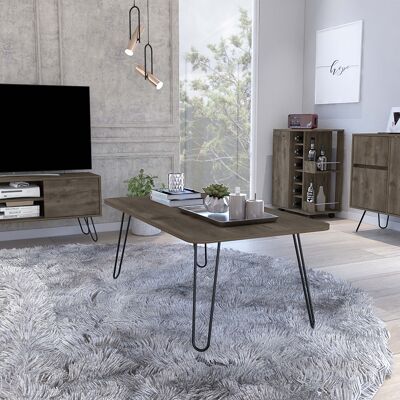 Andorra Set, Tv Cabinet + Coffee Table + Living Room Sideboard + Bar
