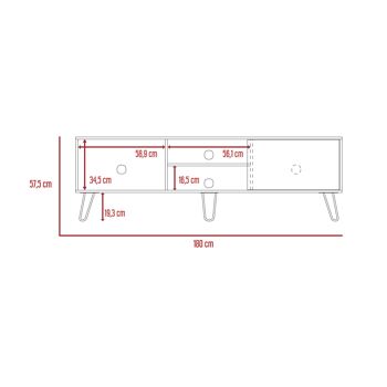 Ensemble Andorre, Meuble Tv Z 180 + Bar Bas 4