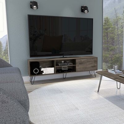 Conjunto Andorra, Mueble Para Tv Z 180 + Mesa De Centro + Bar Bajo