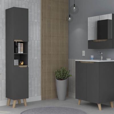 Laurent Set, Wall Cabinet + Sink + Column
