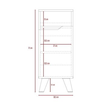 Ensemble Laurent, colonne + armoire murale moyenne 6