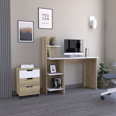 Z Office Set, Vilna 120 Desk + Vilna Filing Cabinet Drawer