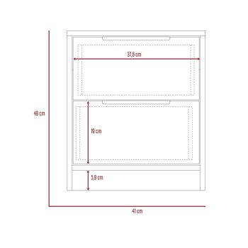 Ensemble Kaia, Chevet + Commode 3 Tiroirs 4