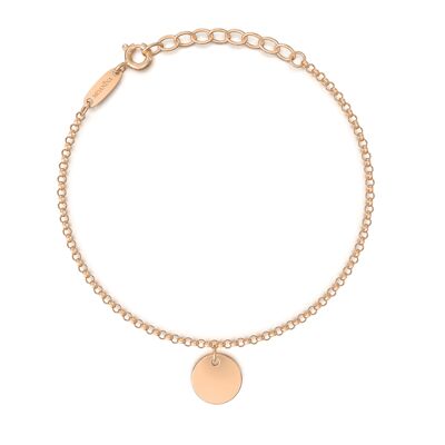 Chiara Coin Bracelet - 18k rose gold vermeil