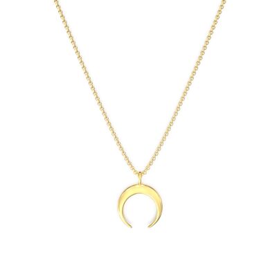 Marrakech Moon Necklace - 18k Gold Vermeil - 42-45 cm