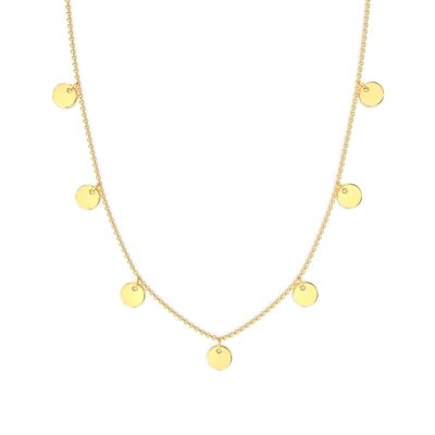 Glow Mini Coins Necklace - 18k Gold Vermeil