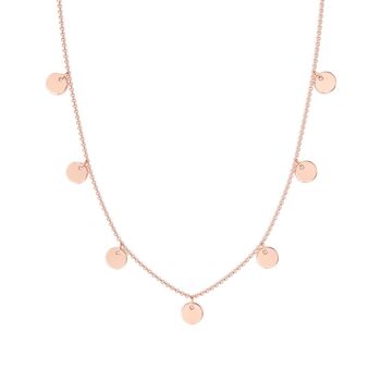 Collier Glow Mini Coins - Or Vermeil Rose 18 Carats
