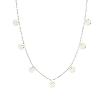 Glow Mini Coins Necklace - 925 Sterling Silver