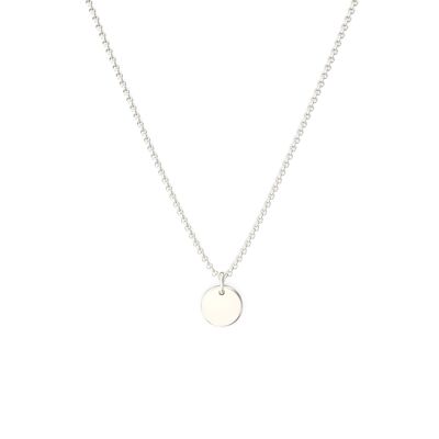 Chiara Coin Necklace - 925 Sterling Silver - 42-45 cm