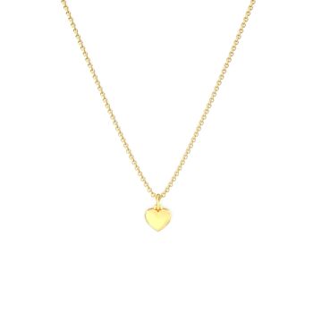 Collier Mini Coeur Coeur - Or Vermeil 18k - 50 - 53 cm 2