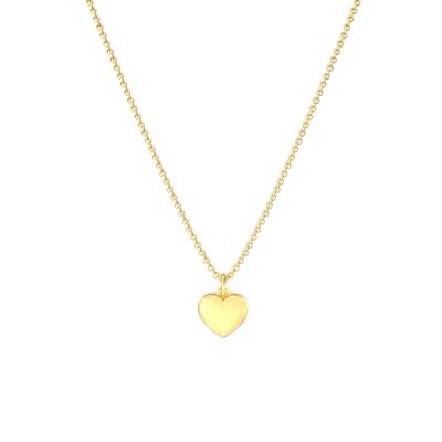 Collier Mon Coeur d'Amour - Or Vermeil 18k - 50 - 53 cm