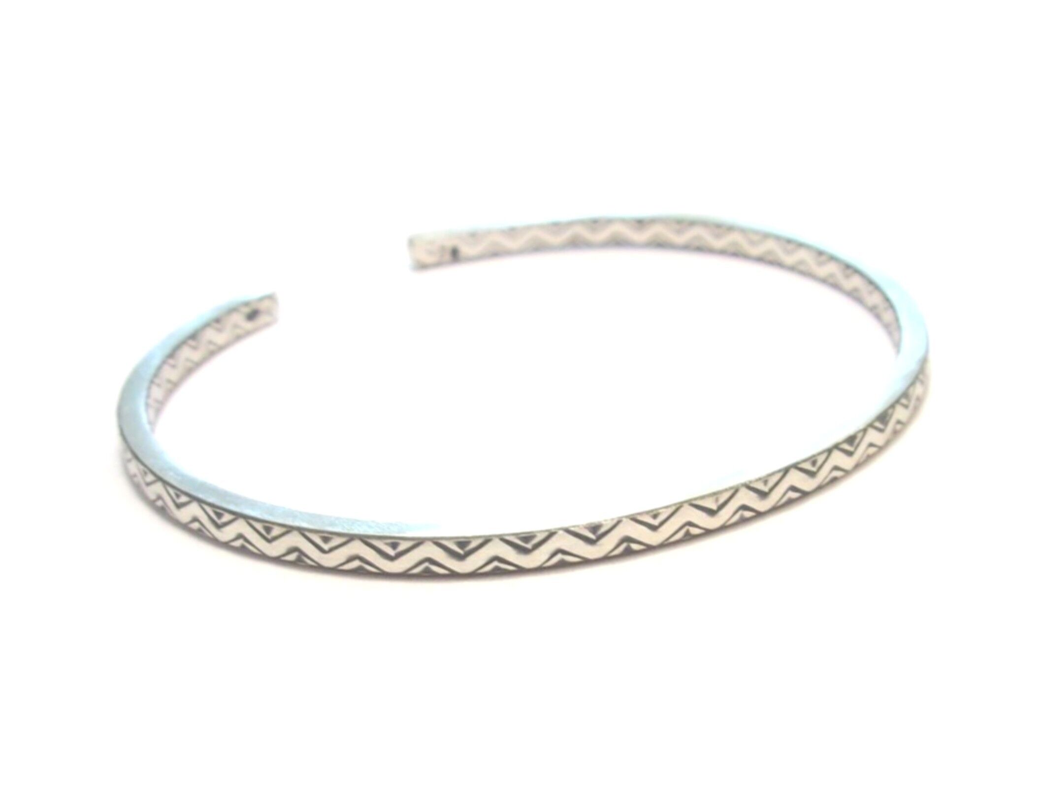 Bracelet Ethnique Argent Massif Guarani