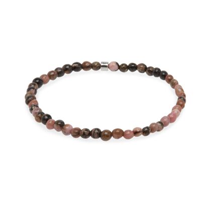 Mini Bracelet "Energie" en Rhodonite foncée