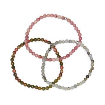 Set de 3 Mini Bracelets "Guérison du Coeur" 2