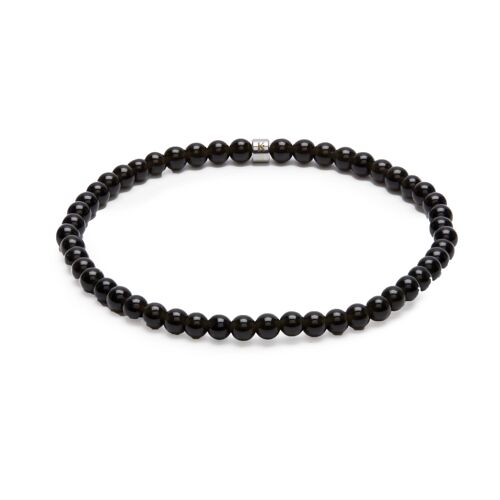 Mini Bracelet "Energie" en Obsidienne