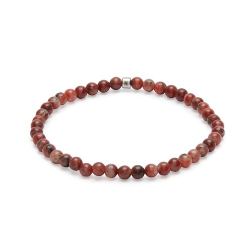 Mini Bracelet "Energie" en Jaspe Rouge