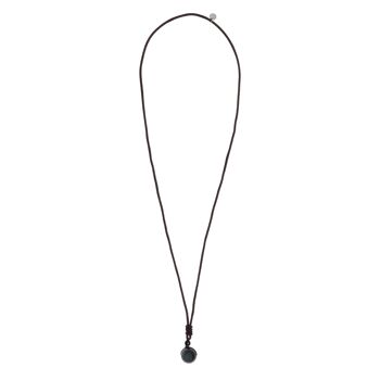 Collier "Oeil Céleste" en Obsidienne Arc-en-ciel 2