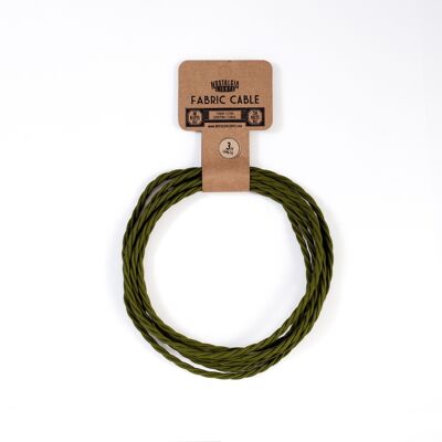 Cable Twisted. 2m pack- garden green