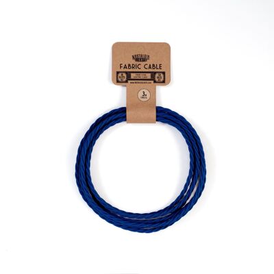 Cable Twisted. 2m pack - peacock blue