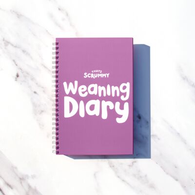 Baby Weaning Diary & Journal - Lila